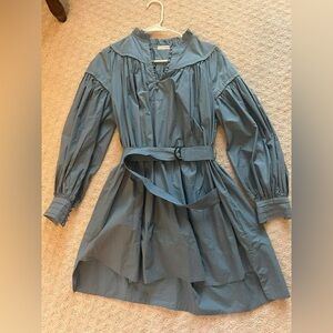 Blue belted Ulla Johnson dress